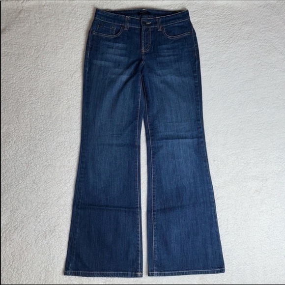 Nine West Jeans Size 4 Denim Flare wide leg Size 4 / 26 - Picture 1 of 9